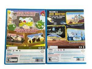 lot 69 image: Nintendo Wii U Game Lot - Angry Birds Trilogy and Angry Birds Star Wars