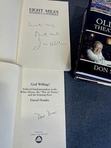 lot 90 image: Autographed Book Lot - Steve ThayerDon StolzJim KlobucharDavid Domke - ShelfUsage Wear on Books