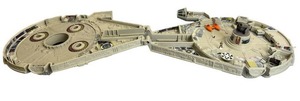 lot 113 image: Vintage 1995 Micro Machines Millenium Falcon Star Wars Playset by Lewis Galoob