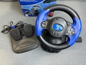 lot 115 image: V-Thunder PS1 PS2 Racing Wheel endorsed by Dale Earnhardt, Jr. in Excellent Condition