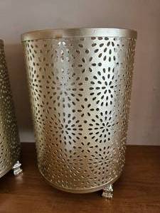 lot 47 image: Brushed Aluminum Punched Bins