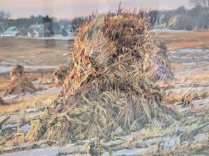 lot 31 image: Inspiring Naturalist Fine Art Print - Wayne Meineke - Harvest-Pheasants