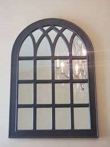lot 50 image: Contemporary Arched Wall Mirror Pair