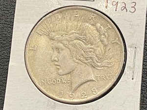 1923 Peace Dollar