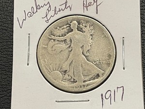 1917 Walking Liberty Half Dollar