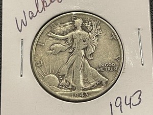1943 Walking Liberty Half Dollar
