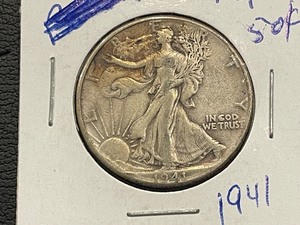 1941 Walking Liberty Half Dollar