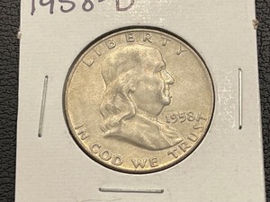 1958-D Franklin Half Dollar