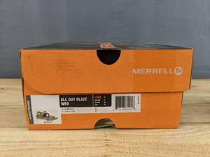 lot 26A image: Brand New Merrell Aluminum All Out Blaze Sandals Womens Size 5 N