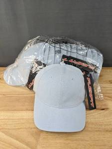 lot 105A image: 52 Brand New Yupoong Light Blue Hats Flexfit SmallMedium A