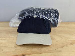lot 143 image: 12 Brand New Advantage Series LTD Navy and Stone Hats OSFM A