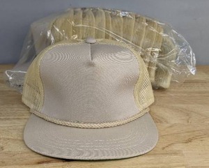 lot 151 image: 12 Brand New Yupoong Snapback Beige Hats One Size Fits Most A