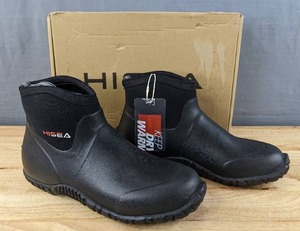 lot 66B image: Brand New Hisea Rain Ankle Boot Mens Size 9 L