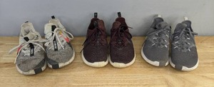lot 170 image: 3 Pairs of Nike Running Shoes Womens Size 8 Sneakers C