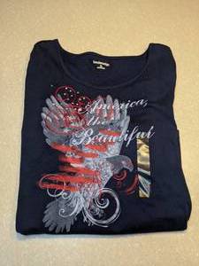 lot 408 image: New beckenridge America The Beautiful Top Womens Size XL P