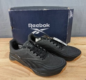 lot 154J image: Brand New Reebok Nano X2 Training Black Shoes Mens Size 12 Sneakers L