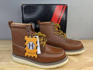 lot 7 image: Brand New Handpoint Suretrack 6 Leather Work Boot Mens Size 8EE L