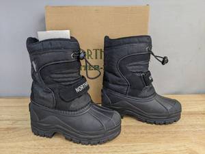 lot 365 image: Northikee Black Connor Winter Boots, Toddler Size 11 L