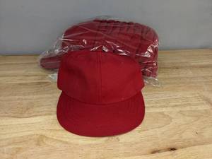lot 314 image: 24 Brand New Yupoong Red Hats OSFM A