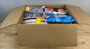 lot 13 image: New 21 Piece Sams Club Mystery Clothing Box Featuring Brands Like GAP, Bandolino, Nine West, Draper James, Social Standard, Rafaella, Hurley, Etc. L