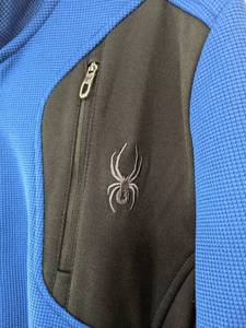lot 20G image: Brand New Spyder Zip Up Jacket Blue and Black Mens Large $129 Retail N