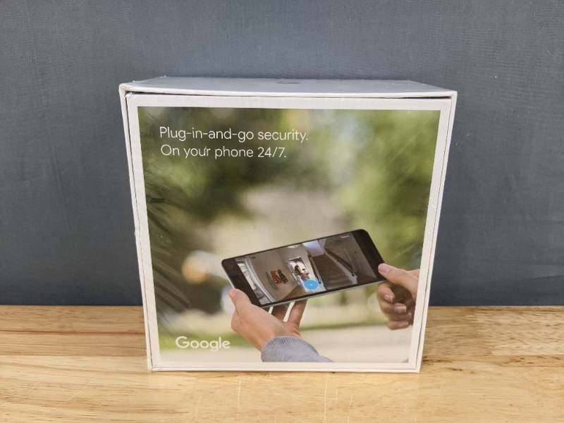 lot 21A image: Brand New Google Nest Cam Indoor 1080P Security Camera Model A0005 NC1102ES N