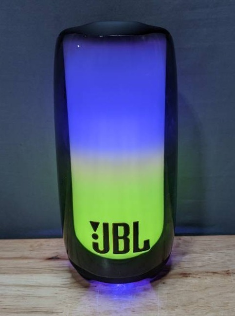 lot 4 image: JBL Pulse 5 Portable Bluetooth Speaker with 360-Degree Light Show Black Y