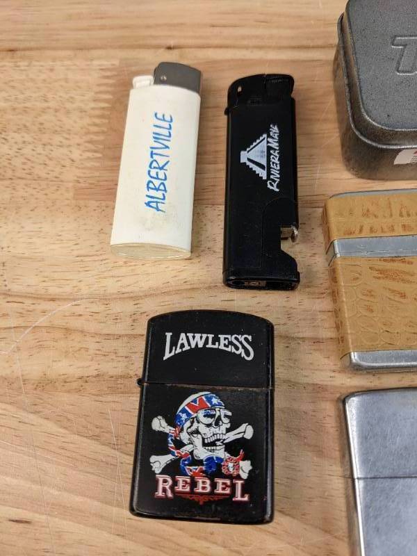 lot 130A image: (10) Assorted Personal Lighters E