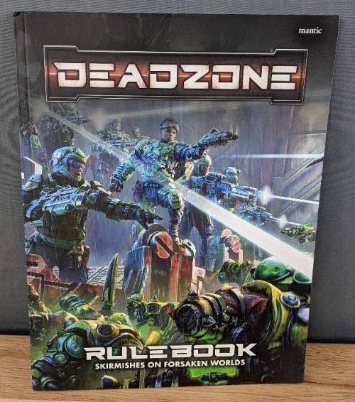 lot 53B image: Mantic Games Deadzone Rulebook, Force Lists Book, Game Counter Sheet F