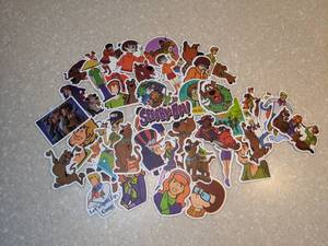 lot 405 image: New Scooby Doo Stickers 50 Pieces P