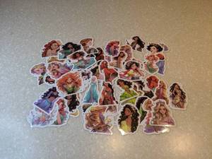 lot 406 image: New Princess Stickers 50 Pieces P