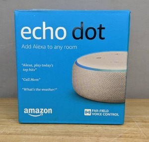 lot 56 image: New Amazon Echo Dot 3rd Generation Smart Speaker E