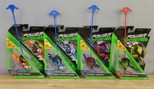 lot 59 image: Brand New Power Rippers Series 01 - Tiger Shark, Great White Shark, Black Widow and Alpha Metal E