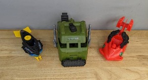 lot 77 image: Vintage Hasbro GI Joe Toys Mobile Battle Bunker, Baracuda, and Hovercraft E