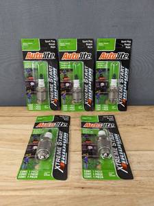 lot 89A image: Set of 5 Brand New Autolite Xtreme Start Iridium Lawn & Garden Spark Plugs Q