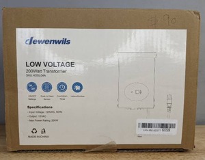 lot 421 image: New DEWENWILS 200 Watt Low Voltage Landscape Transformer S