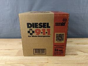 lot 15 image: Brand New case of 12 Power Service Diesel 9-1-1 Winter Rescue Formula 26 oz. $129 Retail N