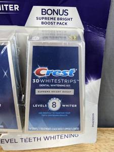lot 35 image: Brand New Crest 3D Whitestrips Professional Effects At-home Teeth Whitening Kit L