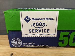 lot 40C image: Members Mark Heavy Duty Foodservice Foil 18 x 500 L