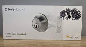 lot 19B image: New Level Lock Smart Lock Plus Apple Home Keys - Smart Deadbolt for Keyless Entry - Includes Key Fobs - Works with iOS, Android, Apple HomeKit (Satin Nickel) $279 Retail S