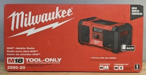 lot 8C image: Brand New Milwaukee M18 Jobsite Radio O