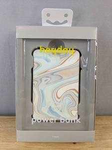 lot 90A image: New 5000mAh Power Bank - heyday Pastel Marble Y