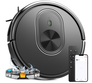 lot 37 image: XIEBro Robot Vacuum and Mop Combo, 3 in 1 Mopping Robotic Vacuum with Schedule