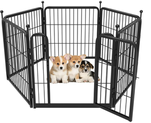 lot 111 image: 6 Panel FXW Rollick Dog Playpen for PuppiesSmall Dogs