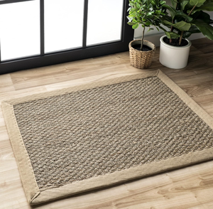 lot 195 image: NuLOOM Elijah Farmhouse Seagrass Area Rug