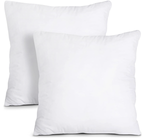 lot 258 image: LOT OF 2 Utopia Bedding Throw Pillows Insert