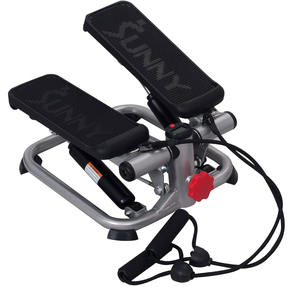 lot 263 image: Sunny Health & Fitness Total Body 2-in-1 Mini Stair Stepper, Step Machine for Exercise at Home Workout
