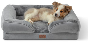 lot 264 image: Bedsure Orthopedic Bed for Medium Dogs - Waterproof Dog Sofa Bed Medium, Supportive Foam Pet Couch
