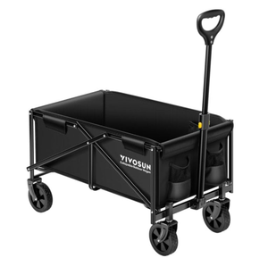 lot 267 image: VIVOSUN Collapsible Folding Wagon, Outdoor Utility with All-Terrain Wheels
