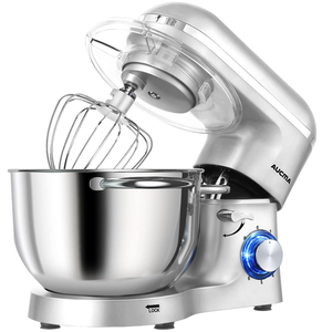 lot 405 image: Aucma Stand Mixer,6.5-QT 660W 6-Speed Tilt-Head Food Mixer, Kitchen Electric Mixer